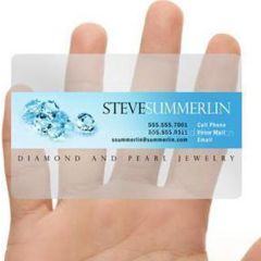 Printed Business Cards Frosted