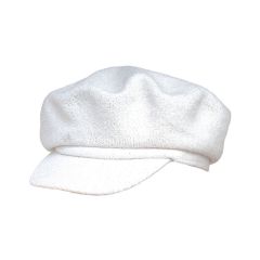 Cotton Unstructured newsboy cap with closed back_ Adult size