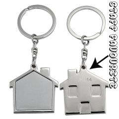 Home Shaped Branded Keychain