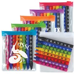 Personalised Crayons in Zip Pouch