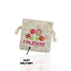 Bella Mini Cotton Giftbag Custom Branded