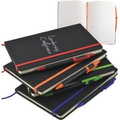 Branded A5 Notebooks with Elastic Closure