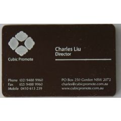 Business Card Chocolate Dark