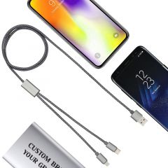 Custom Corporate 2-in-1 USB Cable