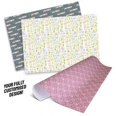 Custom Decorated Wrapping Paper Sheets
