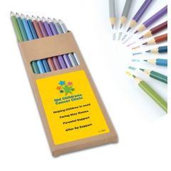Decorated Metallic Colouring Pencils
