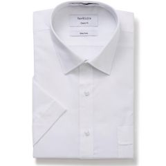 Van Heusen Mens Classic Fit Short Sleeve Shirt White