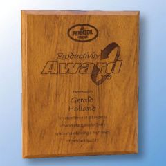 Rosewood Award Plaque Small