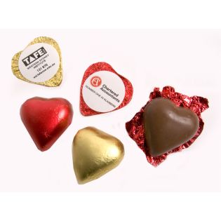 Customised Chocolate Hearts