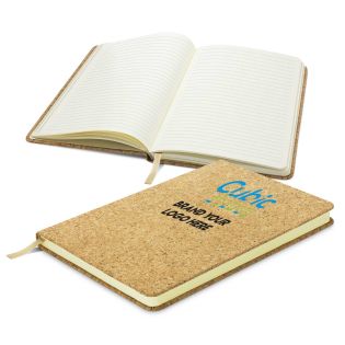 Medium Cork Cover Notebooks Branded