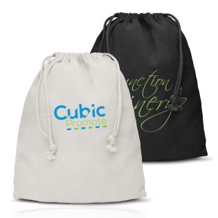 Promotional Drawstring Cotton Giftbags Large