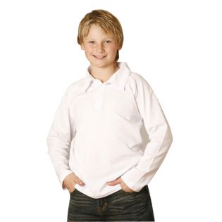 Kid's TrueDry sports apparel polo long sleeve shirt