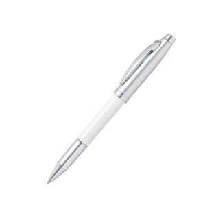 Sheaffer 100 White/Chrome/Nickel Rollerball Pens