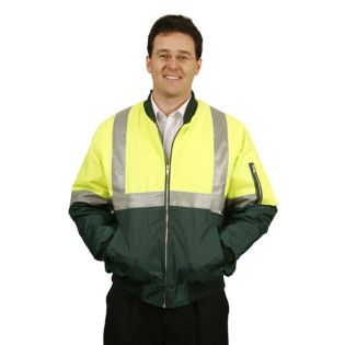 High visibility jackets two tone