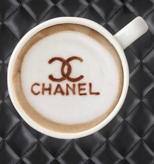 Logo Latte Art Chanel