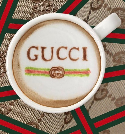 Logo Latte Art Gucci