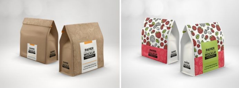 Packaging design on bags by Cubic Promote