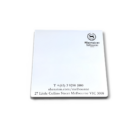 Promotional White Adhesive Note Pad with company logo and company details