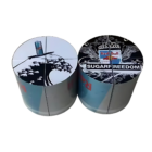 The Magic Can Shape products feature two cylindrical designs with puzzle-like circle lids: a wave motif with sheep and another displaying the Red Bull logo, SUGARFREEDOM text, and winged patterns.