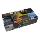 A 6cm Magic Folding Cube calendar features car images and Repsol branding. The months visible are March 2010 and January 2012, with the phrase Ganhe a sua cara e ganhe o ambiente partially displayed, adding an intriguing element to this rectangular object.