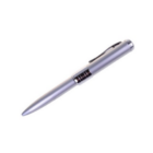 USB Pen 1, featuring a sleek silver design with a black clip and glossy finish, isolated on a plain white background.