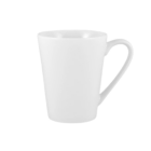 The Personalised White Mugs have a plain, smooth surface and a right-side curved handle, making them perfect for custom designs on a white backdrop.
