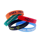Printed Silicone Wristbands, bright with logos like Sydney and kormilda.com.