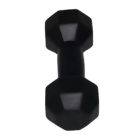 A lone Dumb bell Shape stands out with its unique hexagonal form on a clean white backdrop.