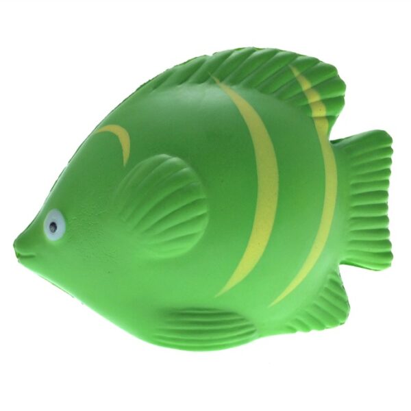 Stress Shaped Fish Green