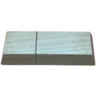 A sleek Promo Wood USB, rectangular and silver with a central groove, perfect for promos.