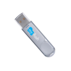 Swirl-design Branded USB Drive with my flash label on a white background.