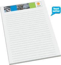 Printed Notepads A4 size