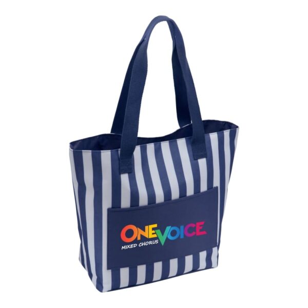 Navy Lei Beach Tote