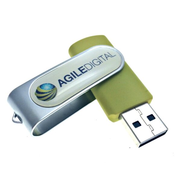 Epoxy Custom Flashdrives Swivel