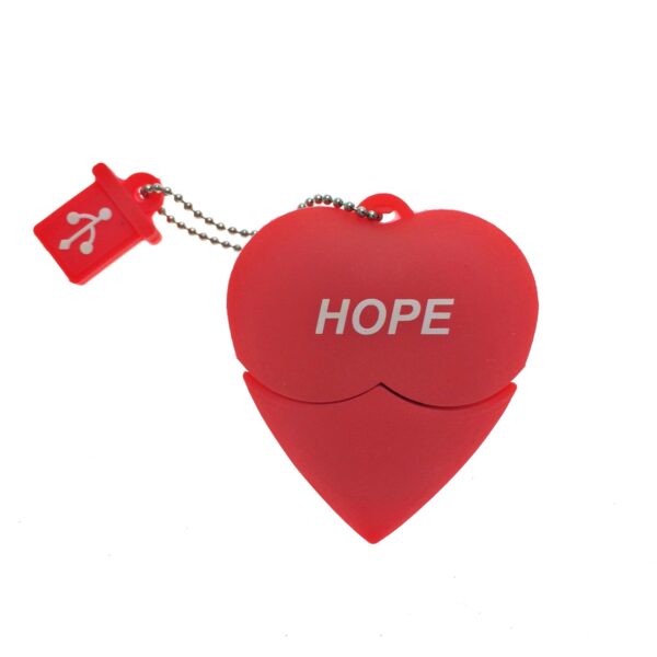Printed Flash Drives Heart 2