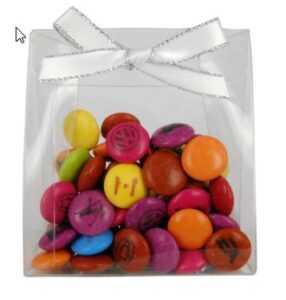 Promotional Smarties in ribbon tie bag 65g