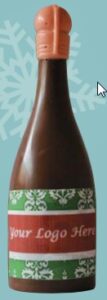 Personalised Champagne Bottle Chocolate