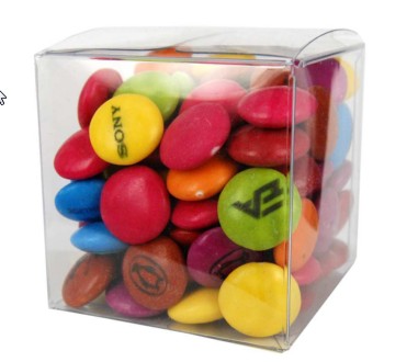 Personalised Smarties 100g Clear Box