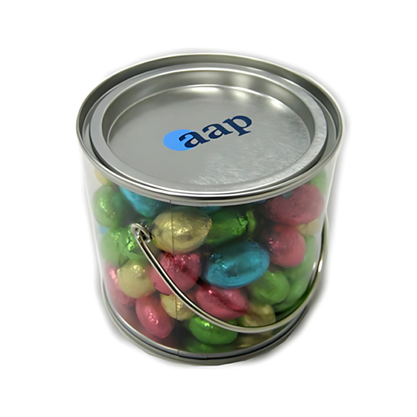 Branded Easter Eggs in Bucket