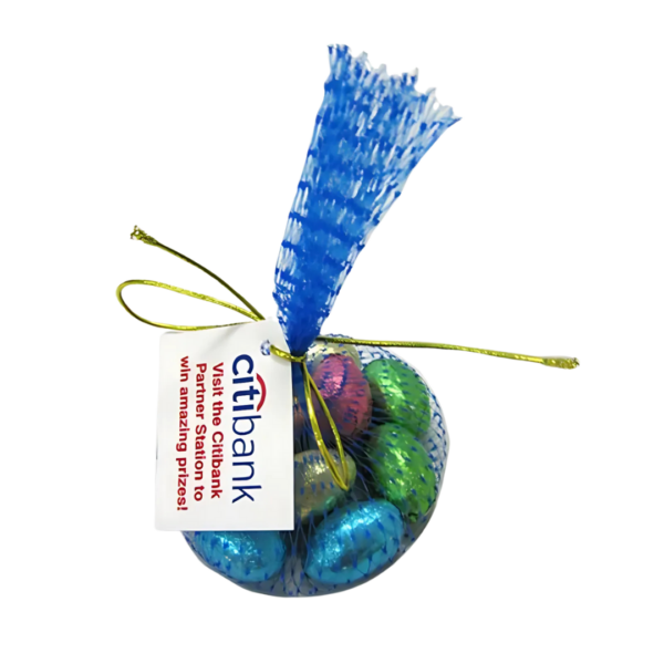 Easter Egg in Brandable Mesh Bag
