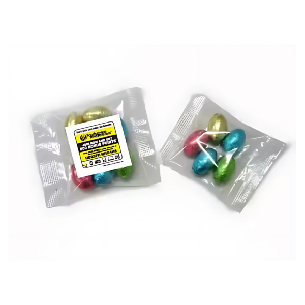 Easter Eggs in Custom Pillow Bags
