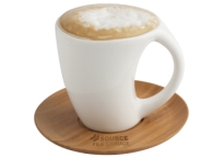 Printed Mug & Bamboo Saucer