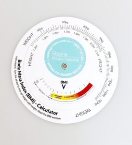 Personalised Bmi Weight Wheel