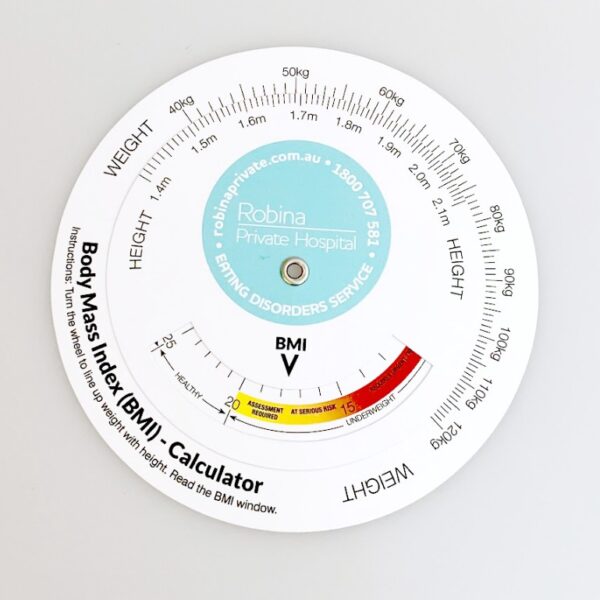 Personalised BMI Weight Wheel
