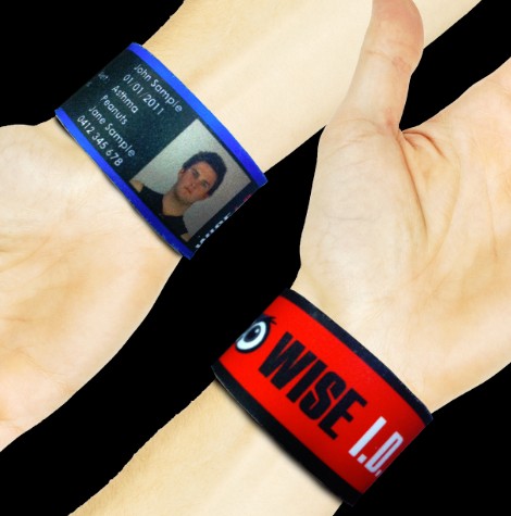 Safety I.D Wristbands