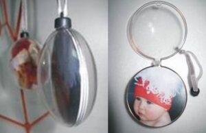 Photo Insert Christmas Bauble
