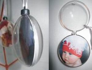 Photo Insert Christmas Bauble