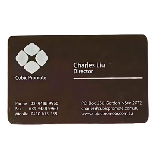 Business Card Chocolate Dark