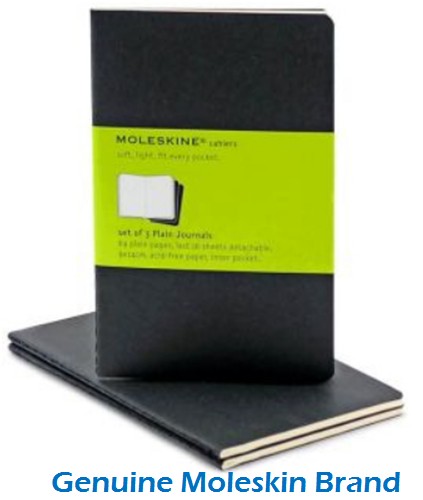 Logo Branded Moleskine Journal x3