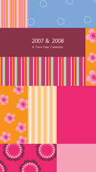 Stripes & Flowers. Pocket Diary